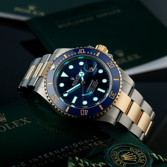 Submariner Date "Bluesy", Oystersteel and Yellow gold, 126613LB